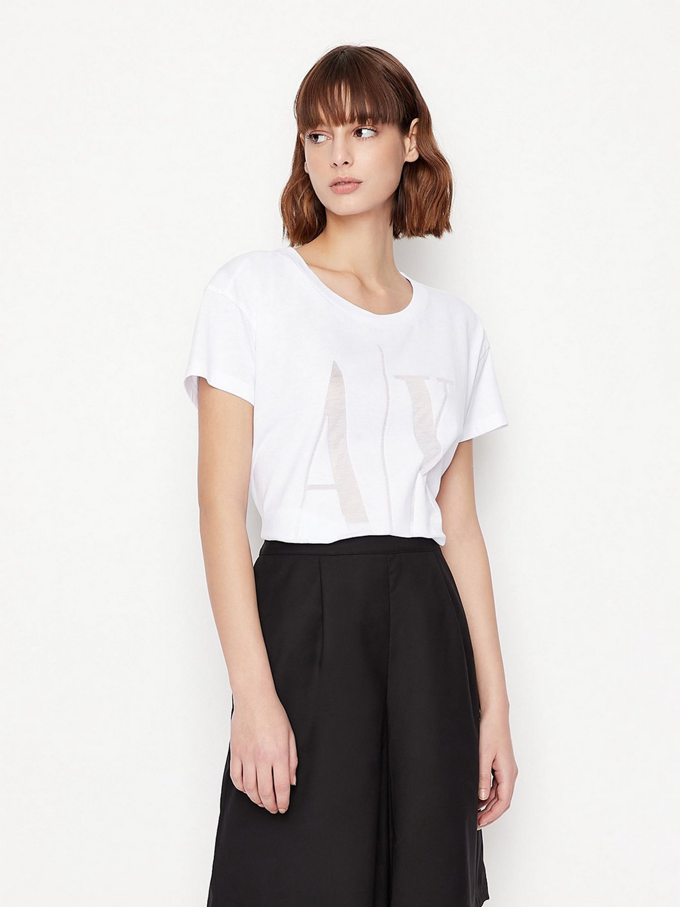 Футболка Armani Exchange модель 8NYTHX-YJ8XZ-1000 Футболка Armani Exchange модель 8NYTHX-YJ8XZ-1000 Фото