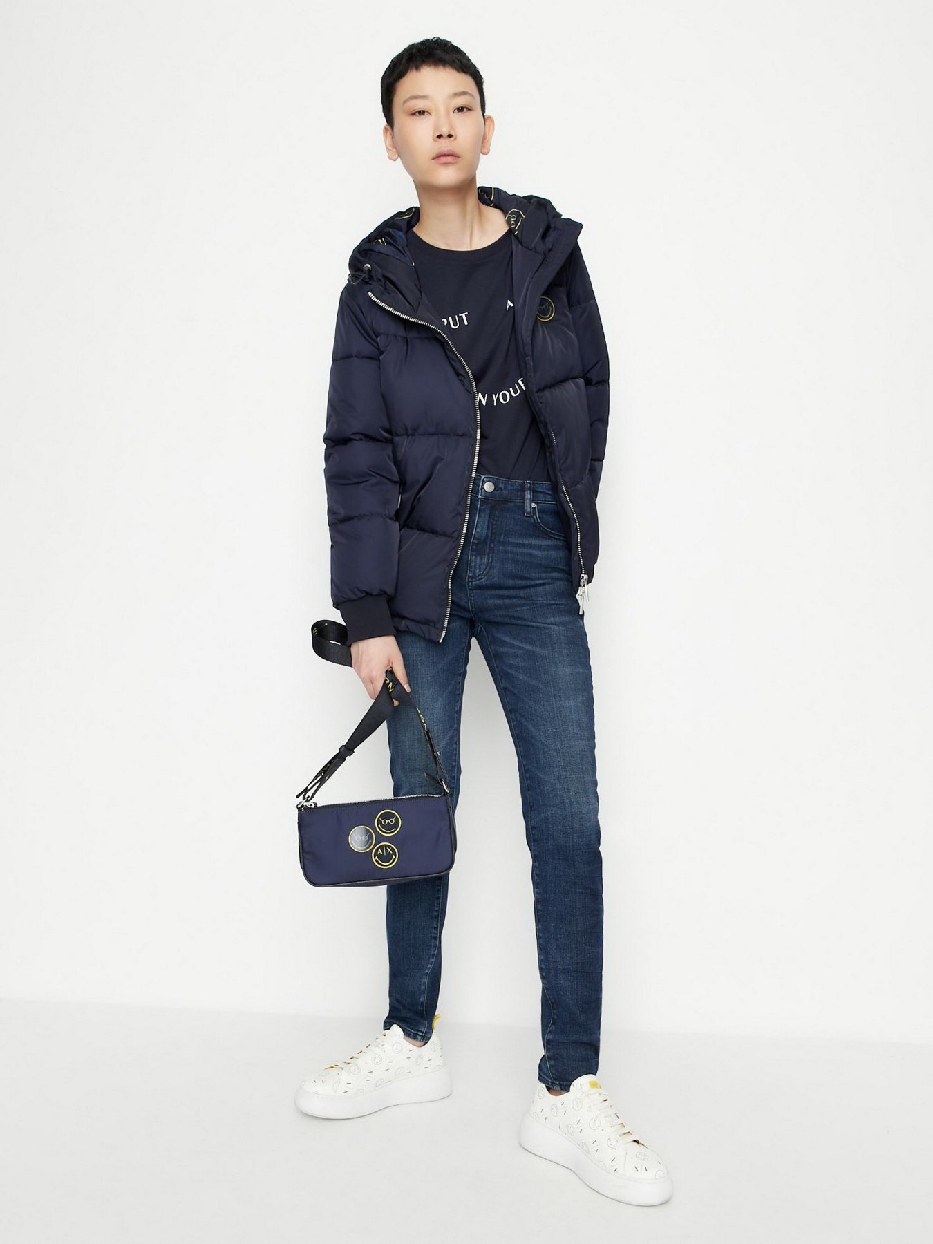 Зимова куртка Armani Exchange  Exchange Smileyworld® модель 6LYB19-YNLYZ-1593 Фото