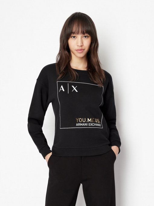 Свитшот Armani Exchange You.me.us. модель 6LYM37-YJ5VZ-1200 Фото