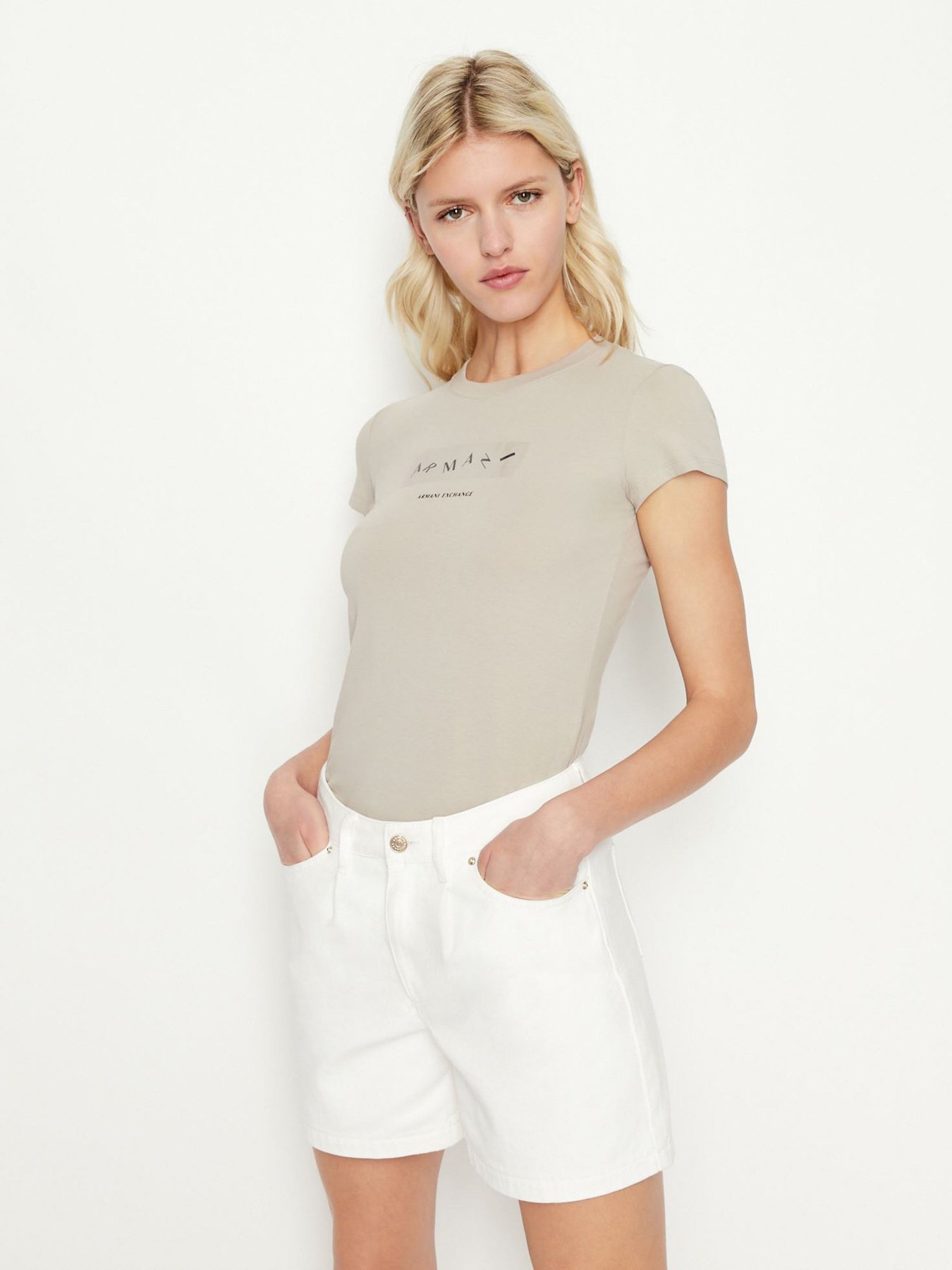 Футболка Armani Exchange модель 6LYT15-YJ5UZ-1768 Фото