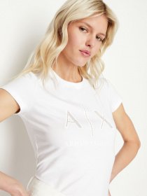 Футболка Armani Exchange Core модель 6LYT16-YJ5UZ-1000 Фото