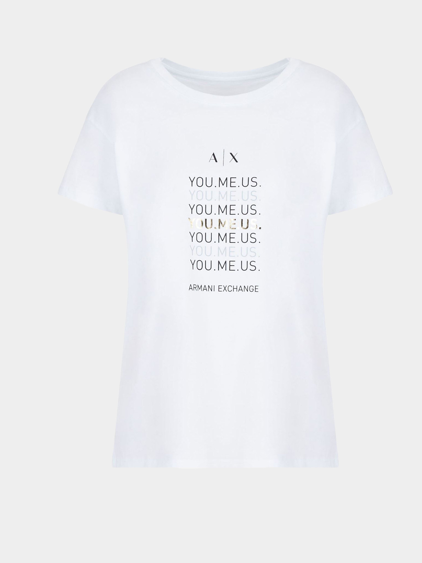 Футболка Armani Exchange You.me.us. модель 6LYT41-YJ6XZ-1000 Фото