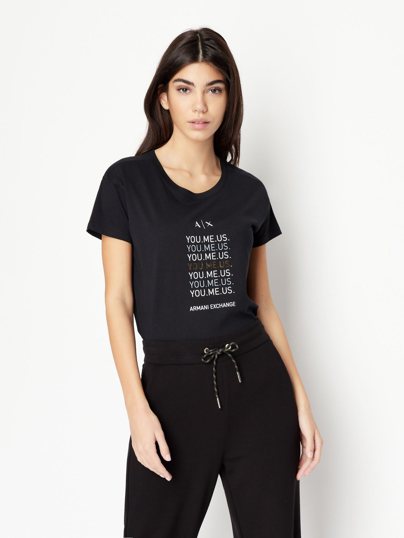 Футболка Armani Exchange You.me.us. модель 6LYT41-YJ6XZ-1200 Фото