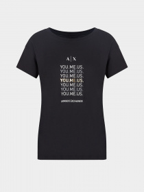 Футболка Armani Exchange You.me.us. модель 6LYT41-YJ6XZ-1200 Фото