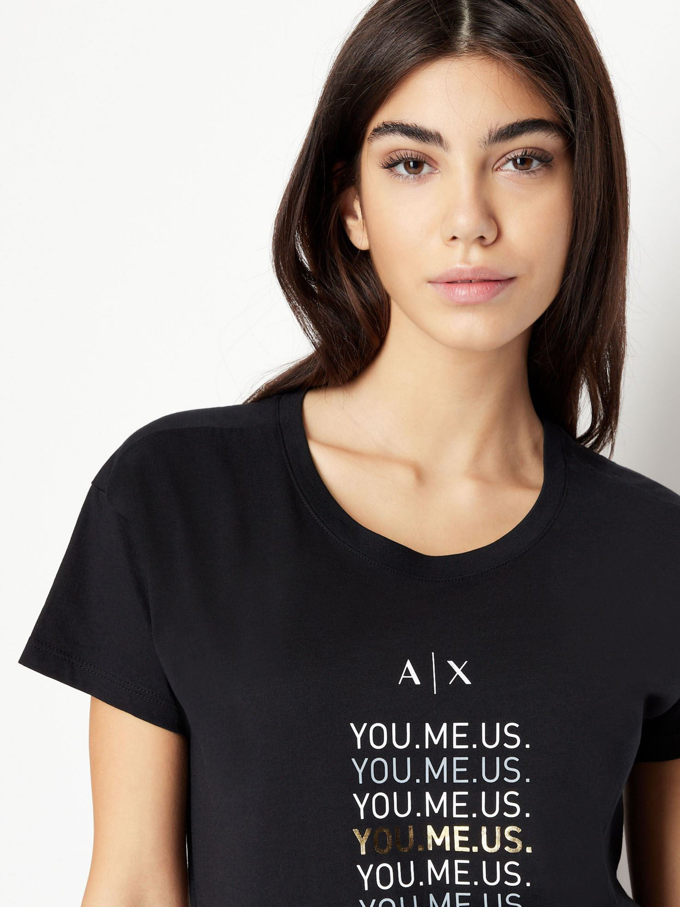 Футболка Armani Exchange You.me.us. модель 6LYT41-YJ6XZ-1200 Фото