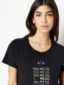 Футболка Armani Exchange You.me.us. модель 6LYT41-YJ6XZ-1200 Фото