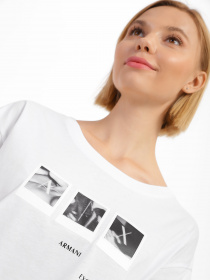 Футболка Armani Exchange модель 6LYT56-YJG3Z-1000 Фото