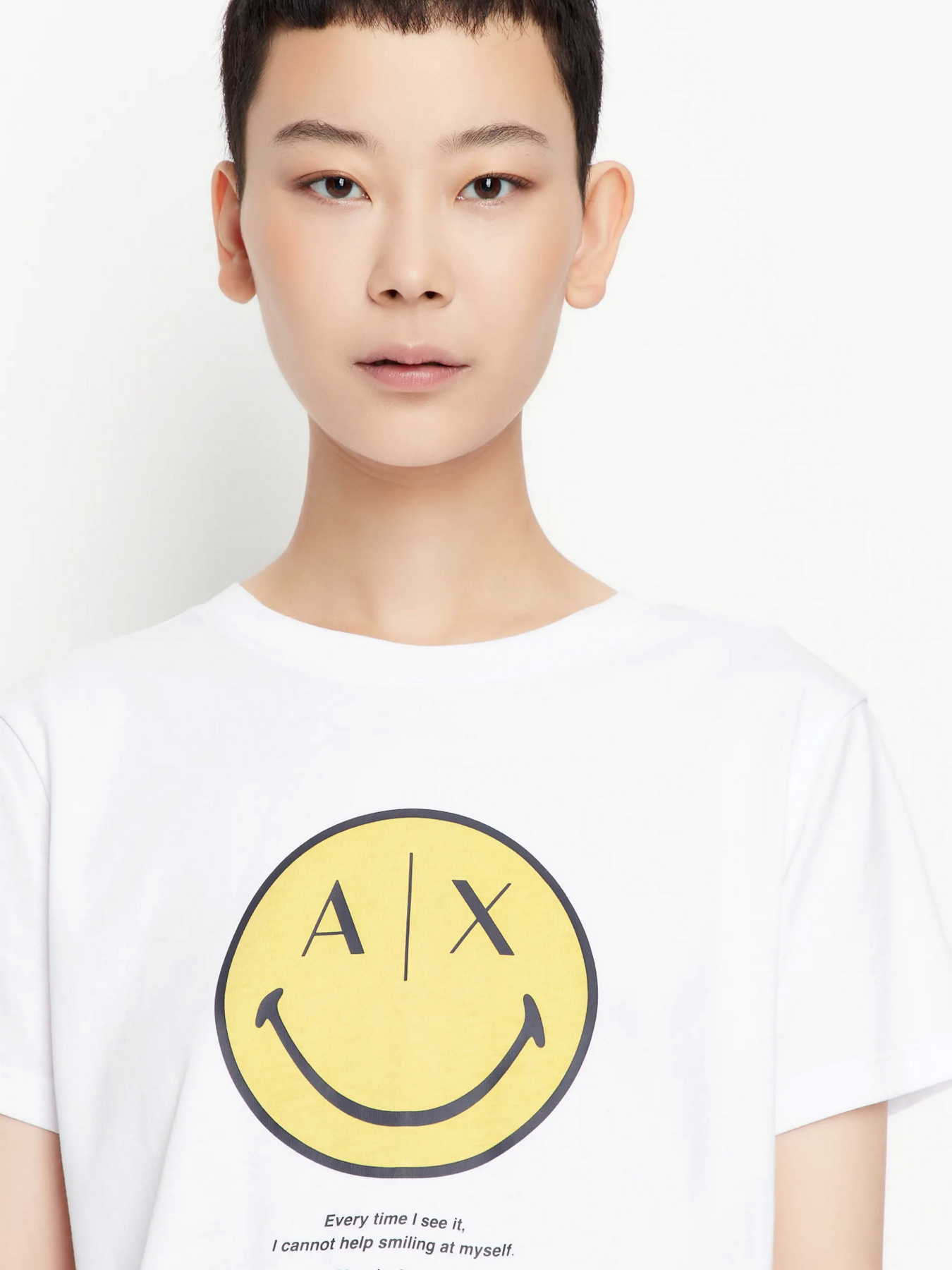Футболка Armani Exchange SmileyWorld® модель 6LYT67-YJ3RZ-1000 Фото