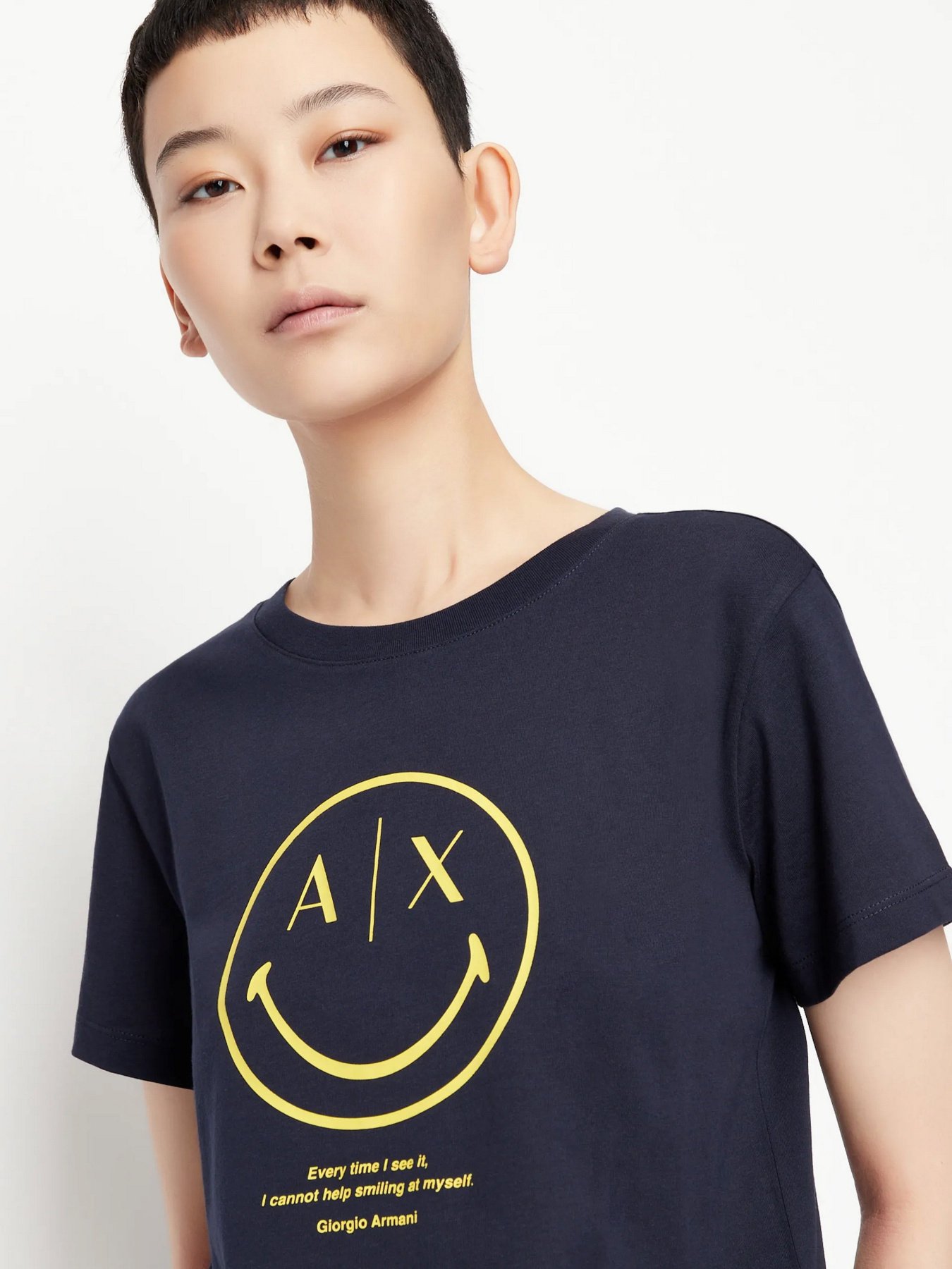 Футболка Armani Exchange SmileyWorld® модель 6LYT67-YJ3RZ-1593 Фото