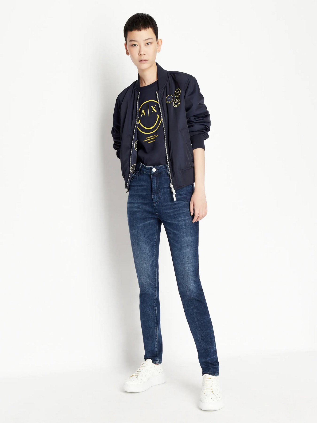 Футболка Armani Exchange SmileyWorld® модель 6LYT67-YJ3RZ-1593 Фото