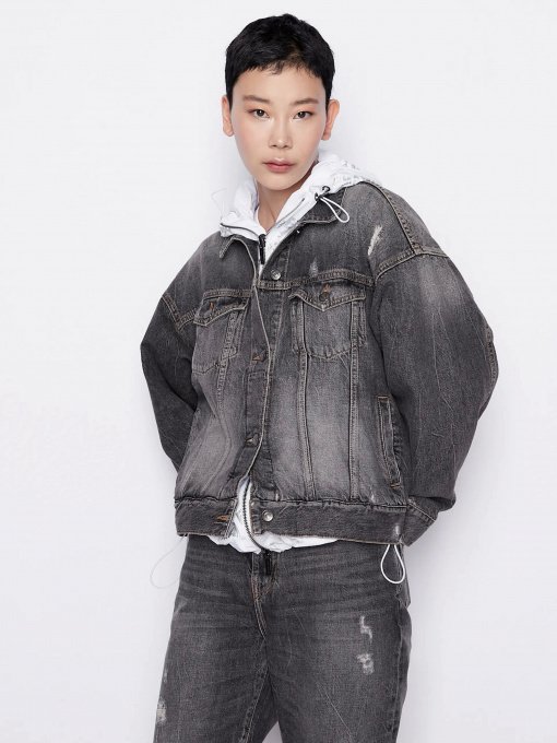 Джинсова куртка Armani Exchange модель 3RYB68-Y1NBZ-0903 Фото