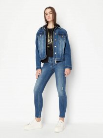 Джинсова куртка Armani Exchange Lunar New Year модель 3RYBAB-Y1EEZ-1500 Фото