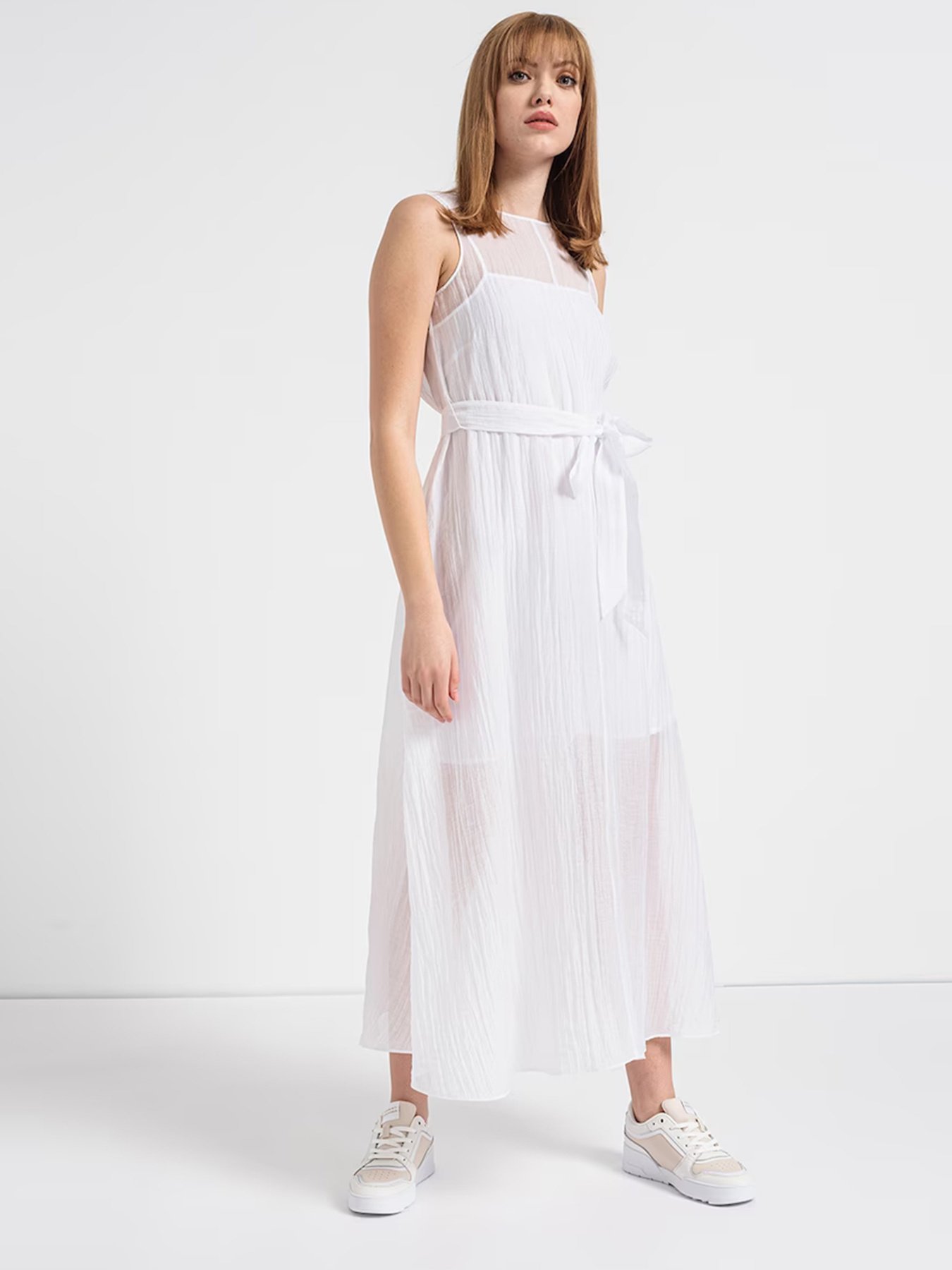 Сукня максі Armani Exchange модель 3RYA32-YN3KZ-1000 Сукня максі Armani Exchange модель 3RYA32-YN3KZ-1000 Фото