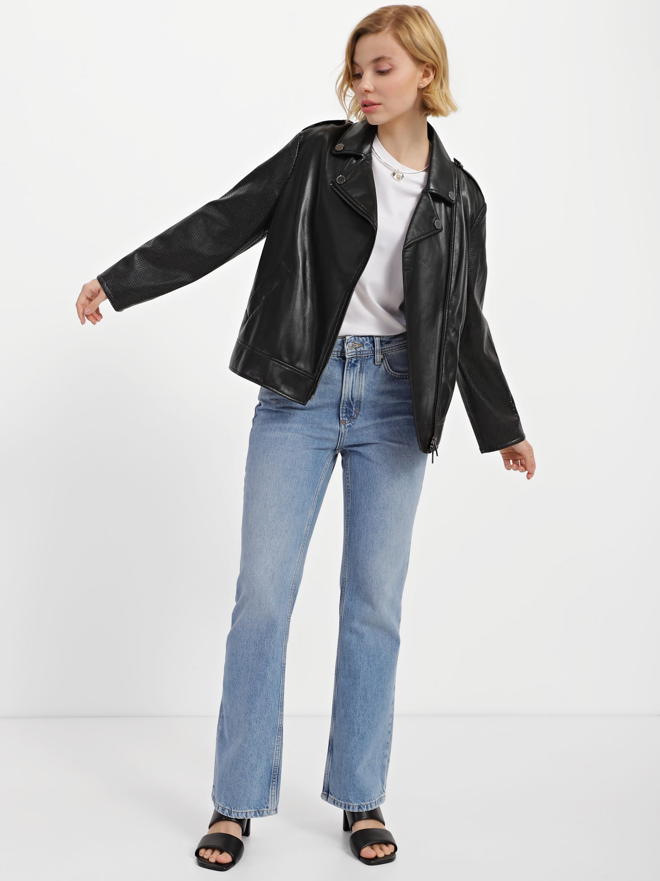 Куртка кожаная Armani Exchange модель 3RYB14-YN3GZ-1200 Фото