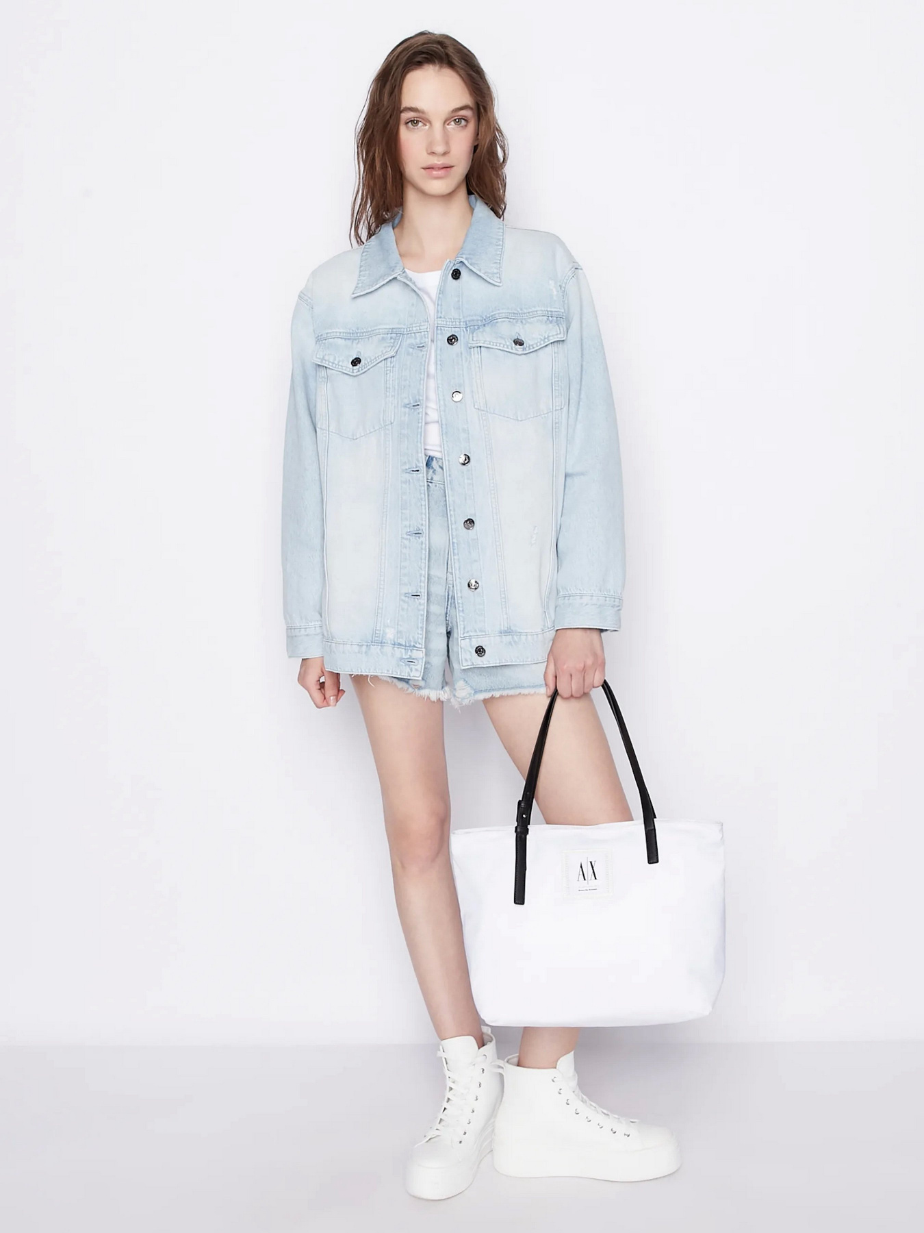 Шорты джинсовые Armani Exchange модель 3RYJ73-Y1NRZ-1500 Фото