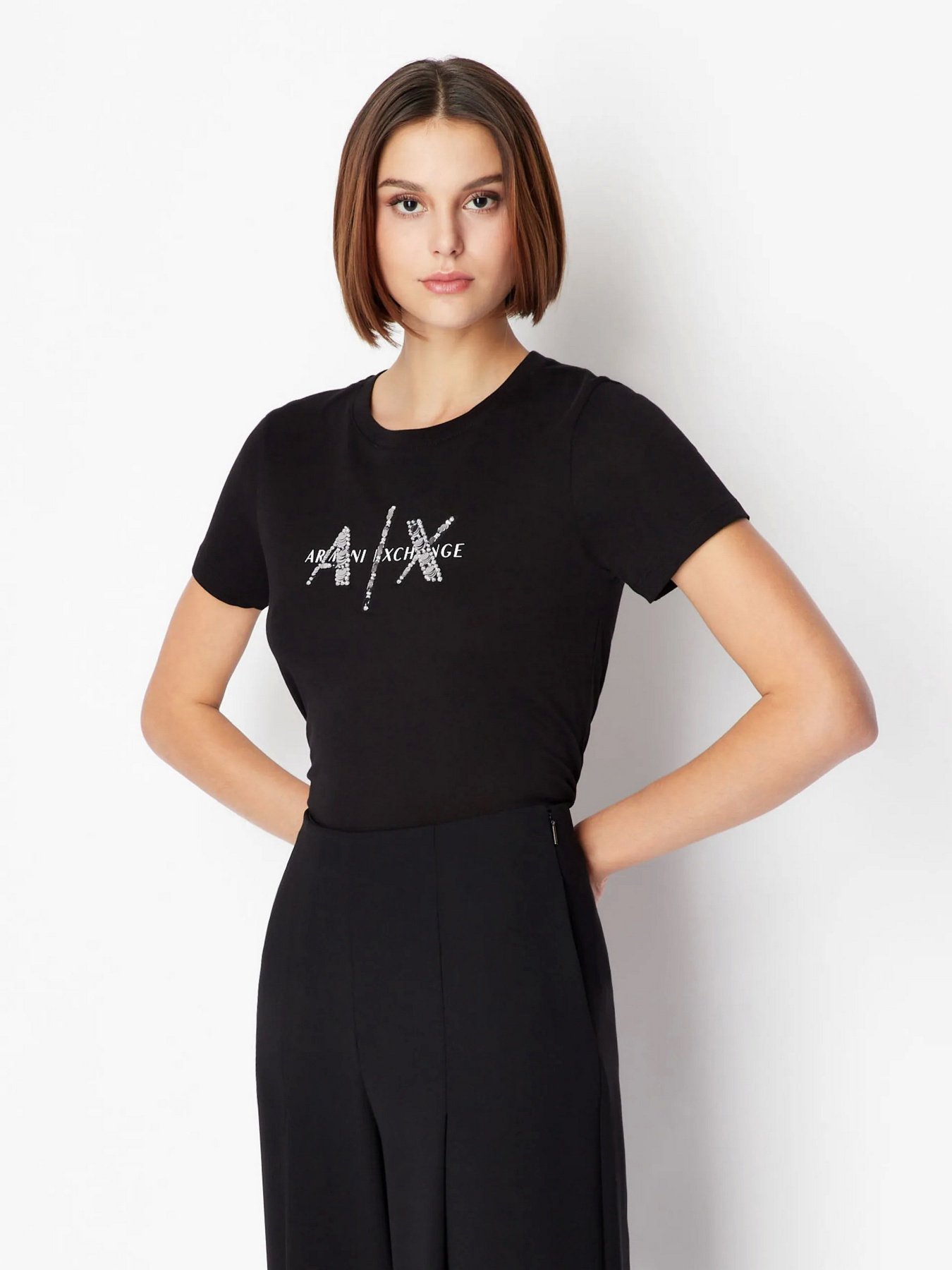 Футболка Armani Exchange модель 3RYTBQ-YJG3Z-1200 Фото