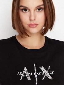 Футболка Armani Exchange модель 3RYTBQ-YJG3Z-1200 Фото