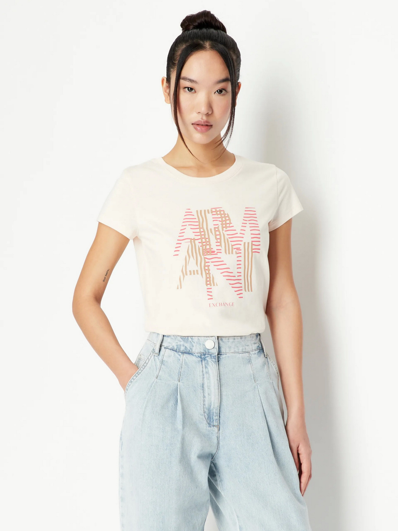 Футболка Armani Exchange модель 3RYTBV-YJG3Z-14AS Фото