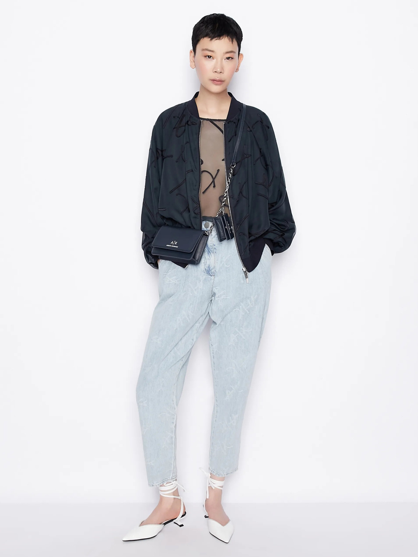 Джинси мом Armani Exchange J62 модель 3RYP62-Y1NZZ-05GY Фото