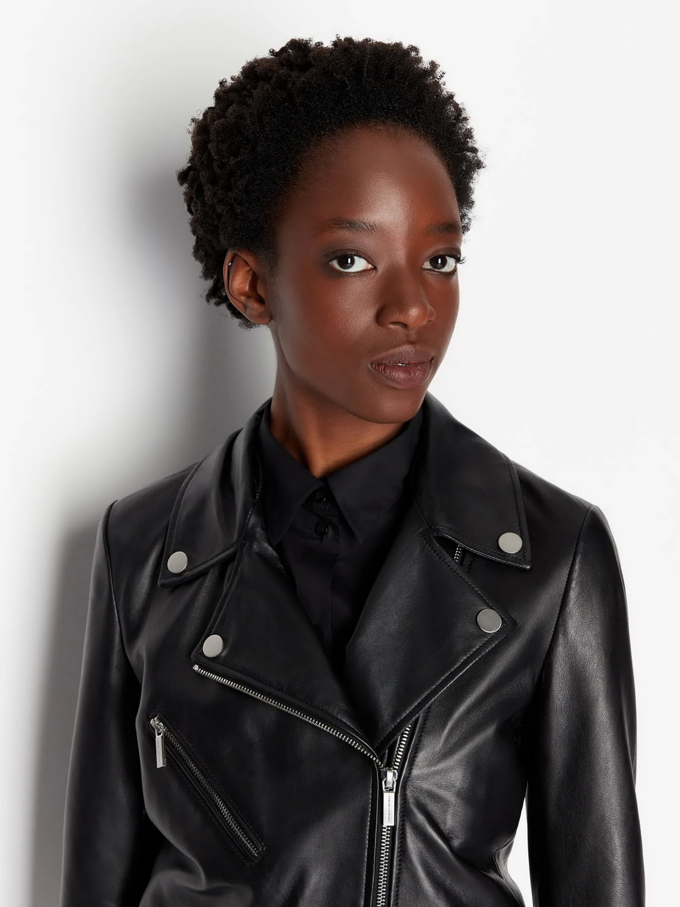 Шкіряна куртка Armani Exchange модель 6RYB50-YLP2Z-1200 Фото