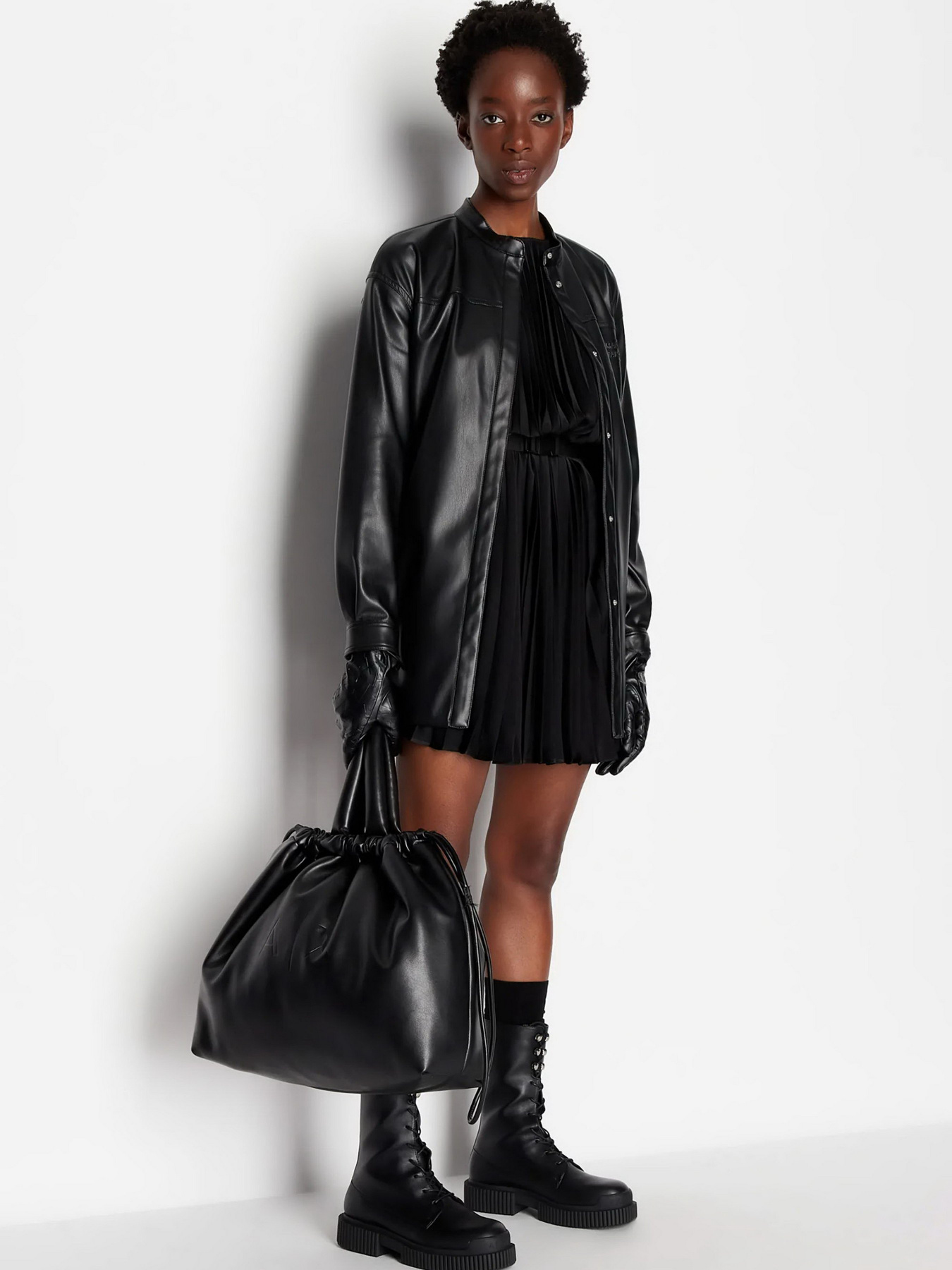 Шкіряна куртка Armani Exchange модель 6RYB52-YN8PZ-1200 Фото