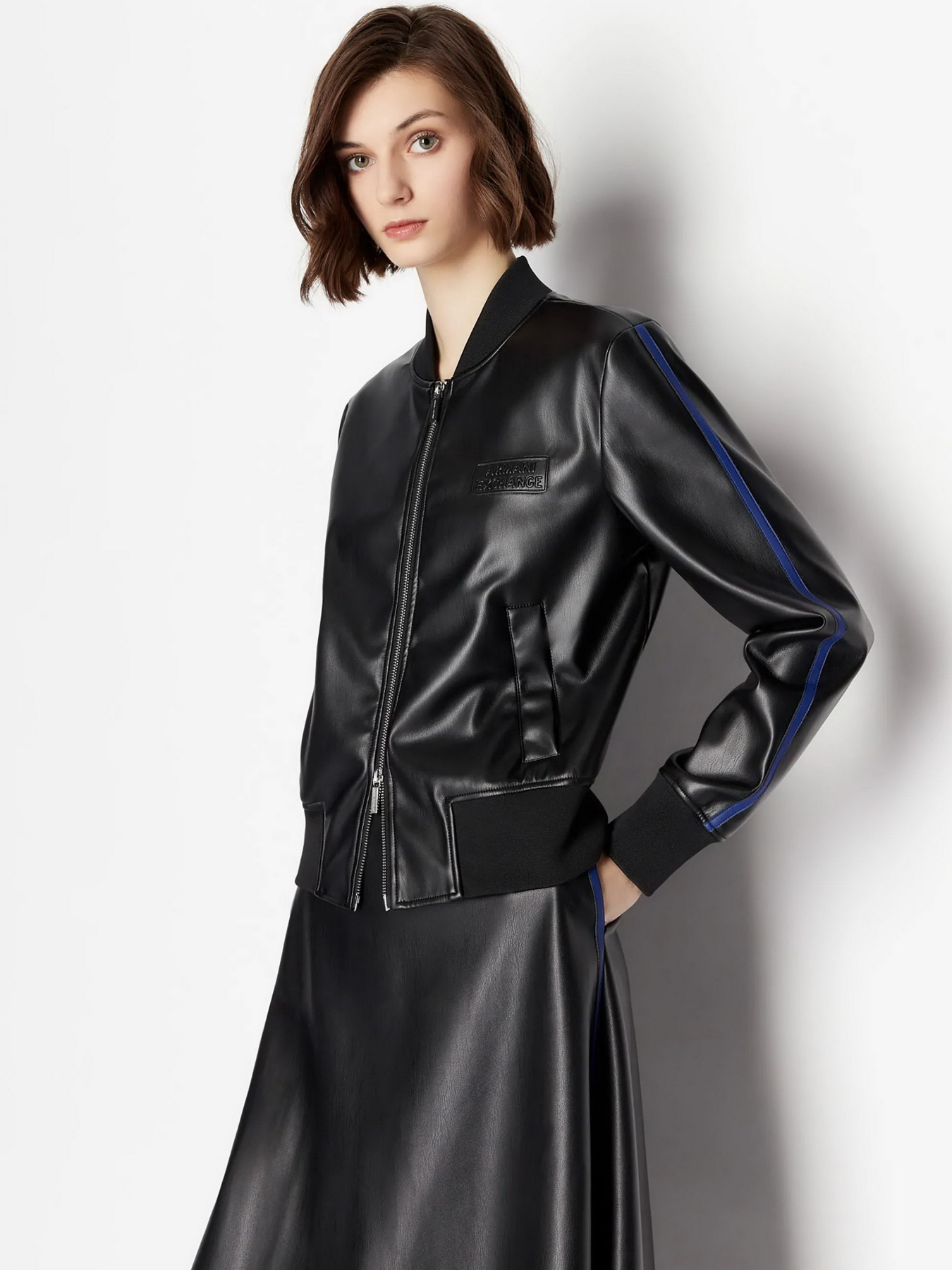 Шкіряна куртка Armani Exchange модель 6RYB62-YN8PZ-1200 Фото