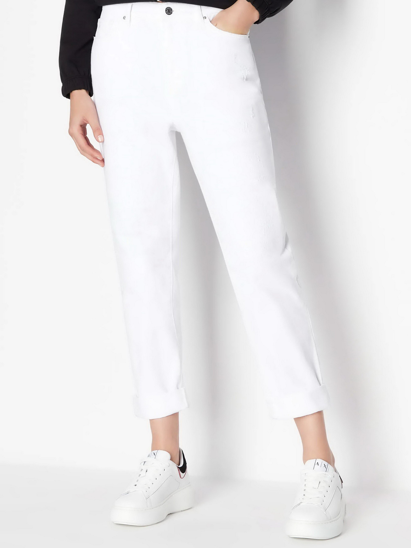 Прямі джинси Armani Exchange J06 Boyfriend модель 6RYJ06-Y1HRZ-0104 Фото