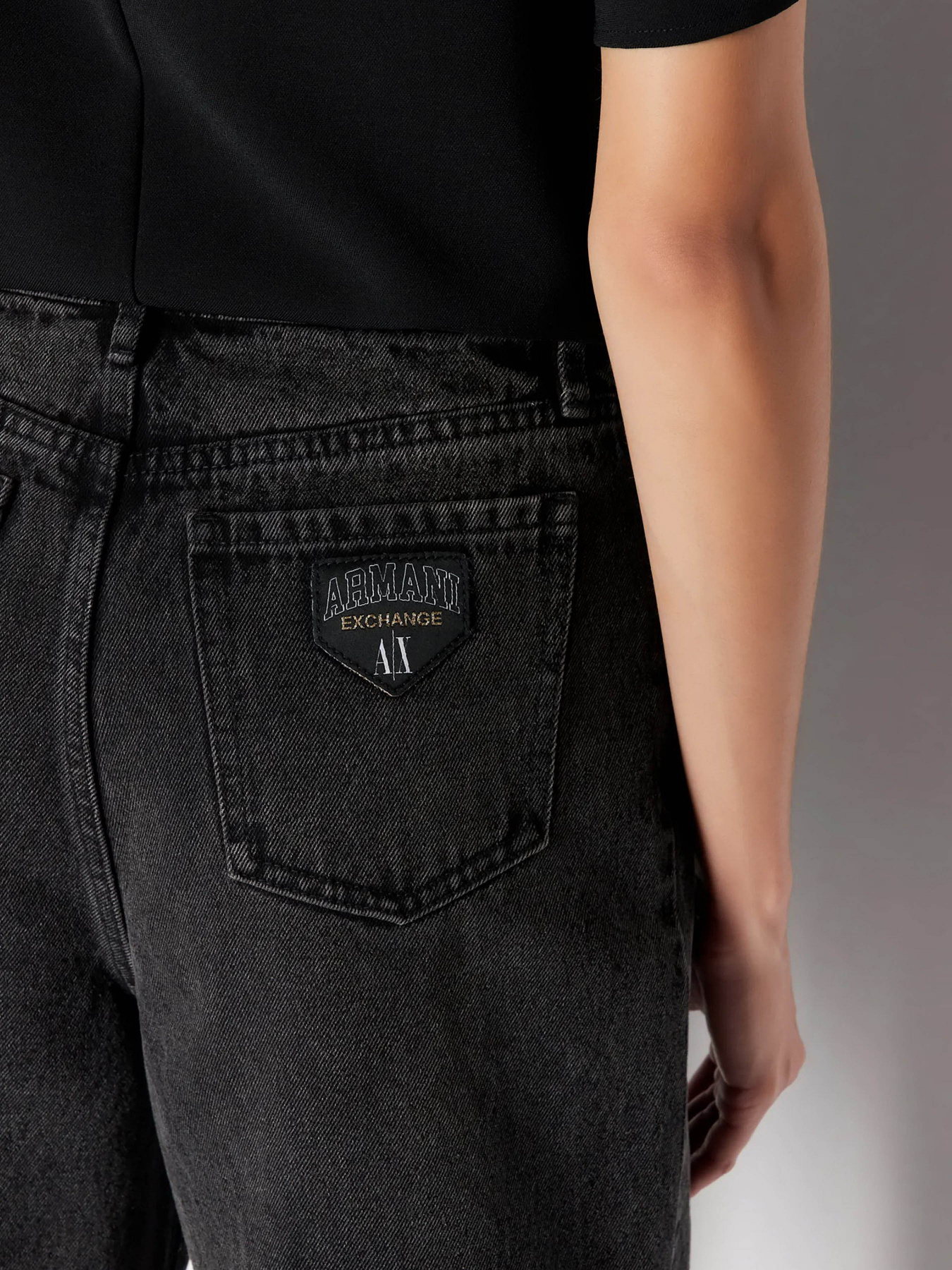 Широкие джинсы Armani Exchange J38 модель 6RYJ38-Y11AZ-0204 Фото