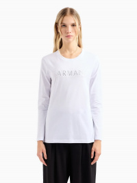 Білий - Лонгслів Armani Exchange