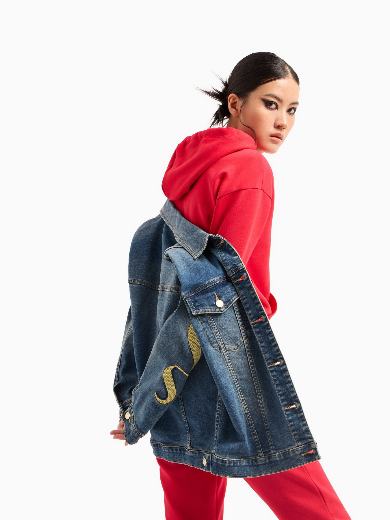 Джинсовая куртка Armani Exchange Chinese New Year модель 3DYBAA-Y1EEZ-1500 Фото