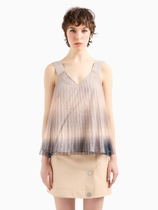 Футболки і поло Armani Exchange Plisse Degrade модель 3DYH01-YNYLZ-1786 Фото