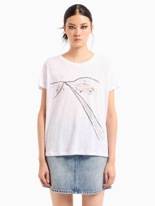 Футболка Armani Exchange модель 3DYT09-YJ3SZ-1000 Фото