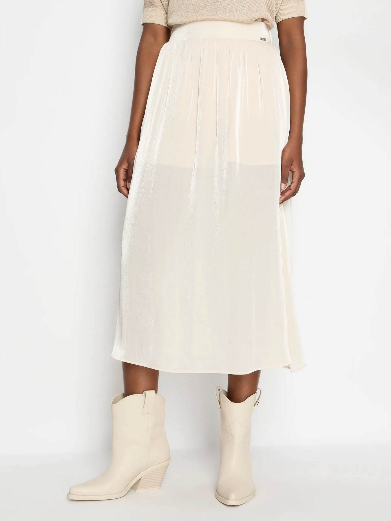 Спідниця міді Armani Exchange модель 3DYN19-YNUUZ-1787 Спідниця міді Armani Exchange модель 3DYN19-YNUUZ-1787 Фото