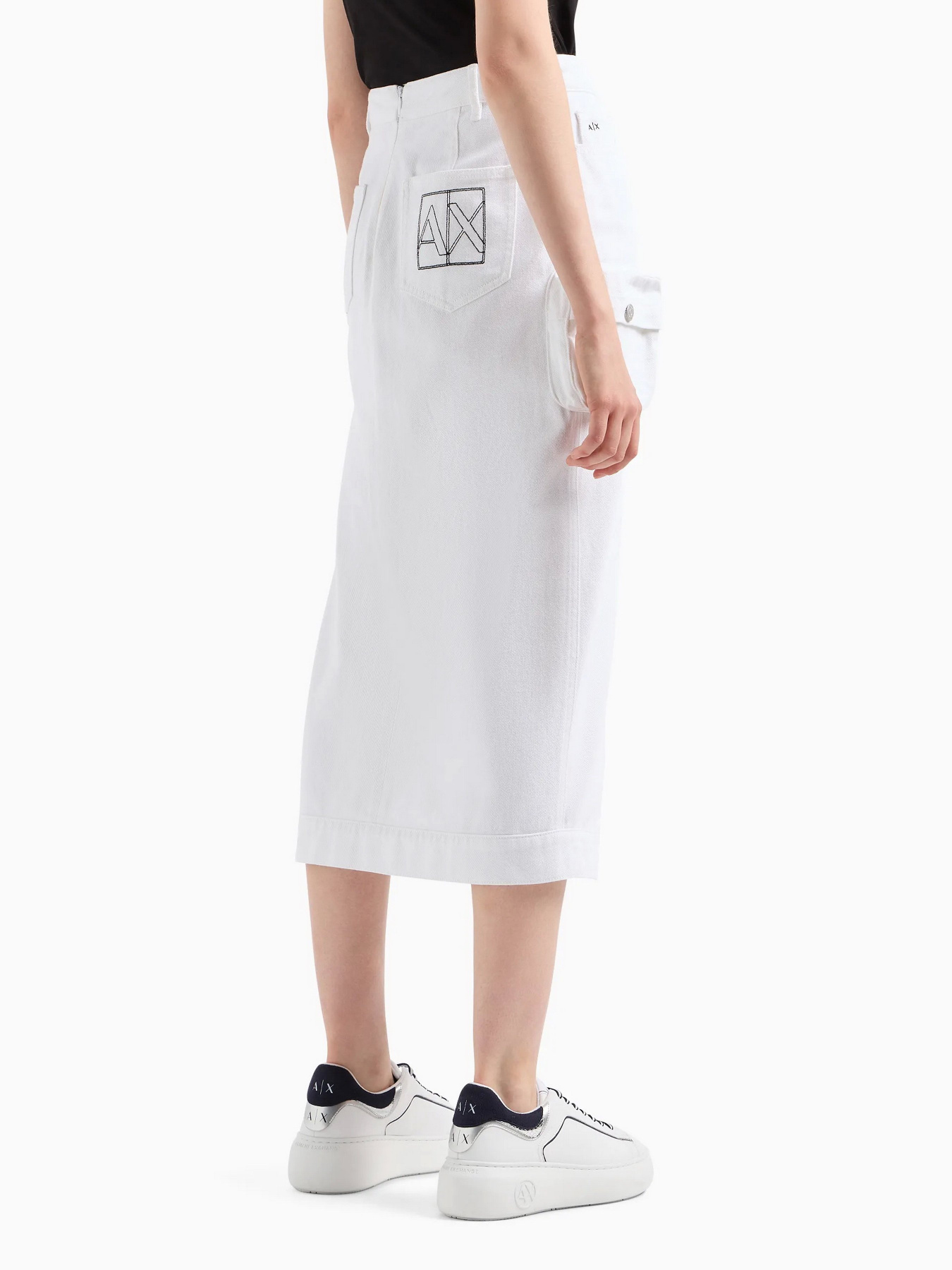 Юбка миди Armani Exchange модель 3DYN65-Y15MZ-0104 Фото