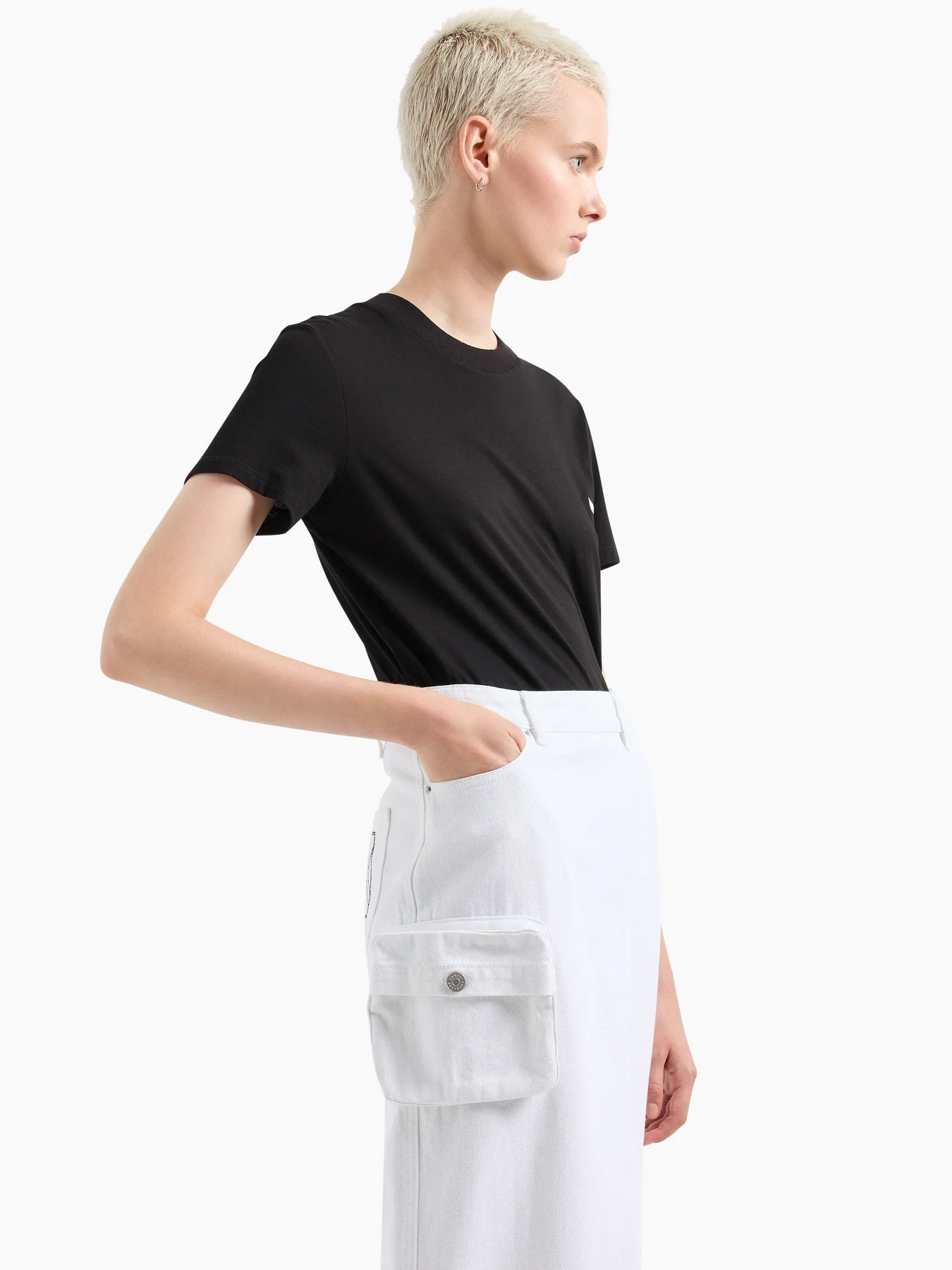 Юбка миди Armani Exchange модель 3DYN65-Y15MZ-0104 Юбка миди Armani Exchange модель 3DYN65-Y15MZ-0104 Фото