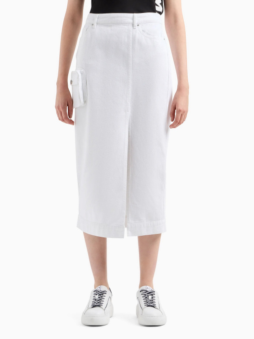 Спідниця міді Armani Exchange модель 3DYN65-Y15MZ-0104 Фото