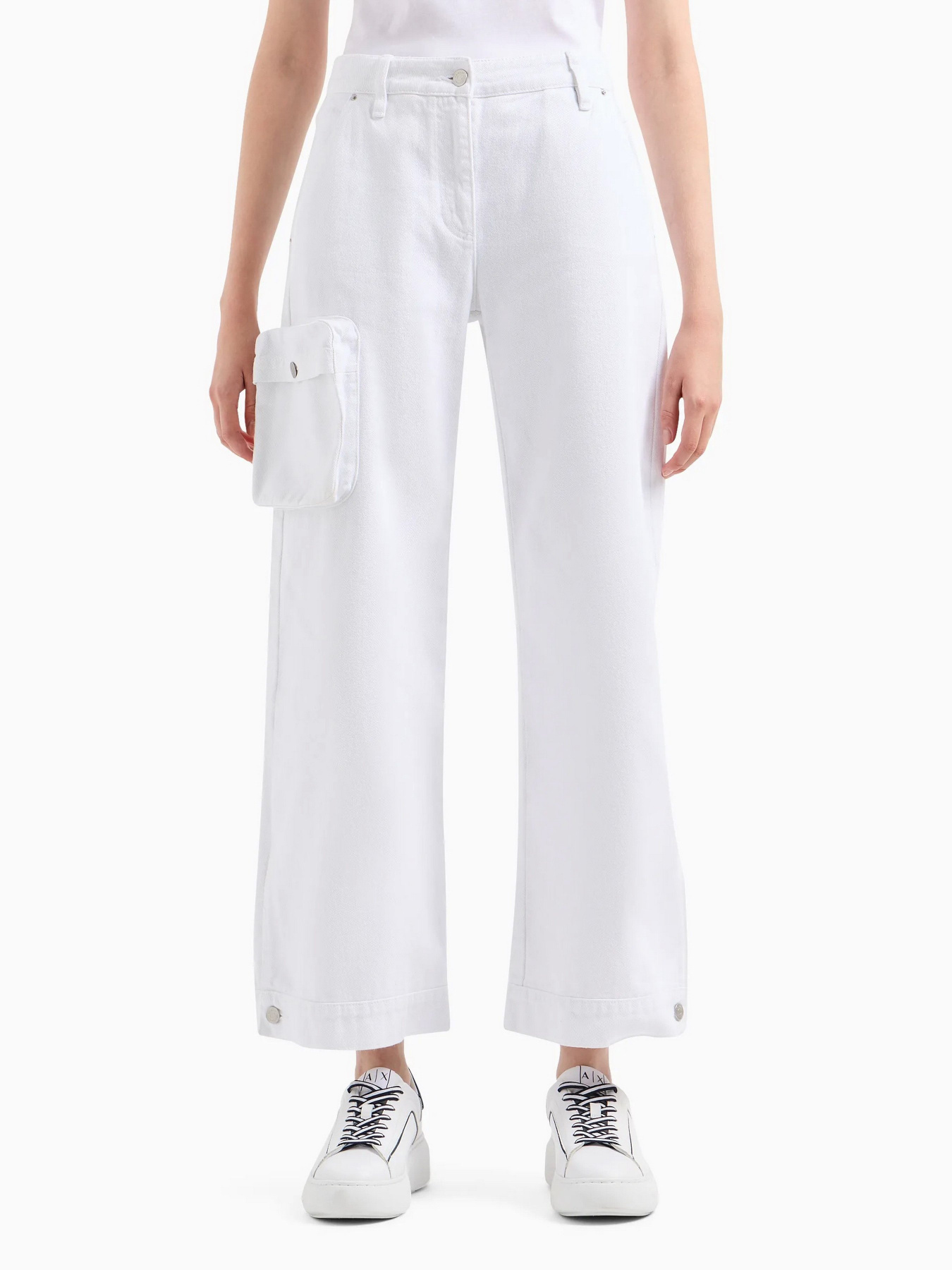 Широкие джинсы Armani Exchange модель 3DYP49-Y15MZ-0104 Фото