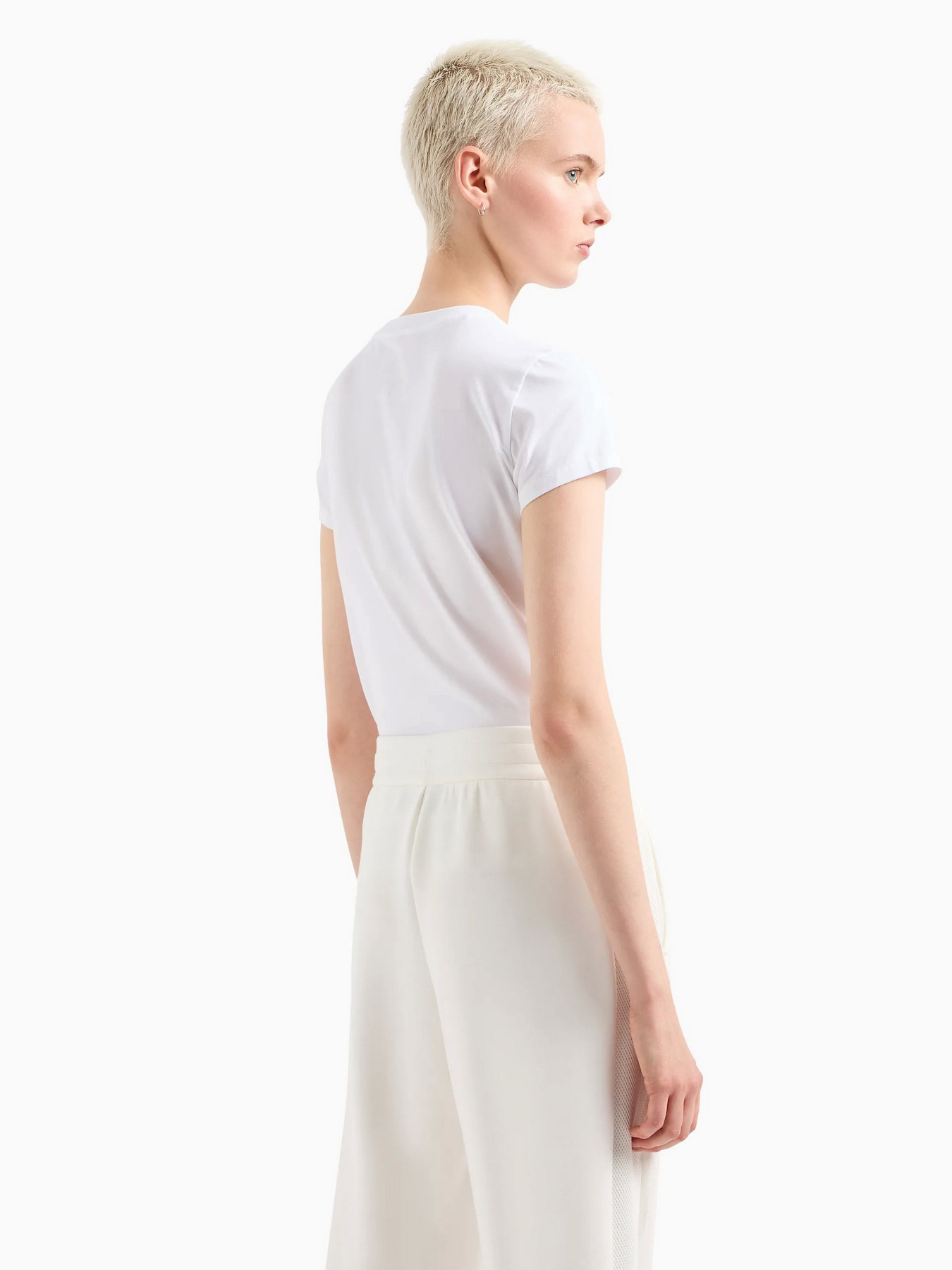 Футболка Armani Exchange Logo Signature модель 3DYT27-YJDTZ-1000 Фото