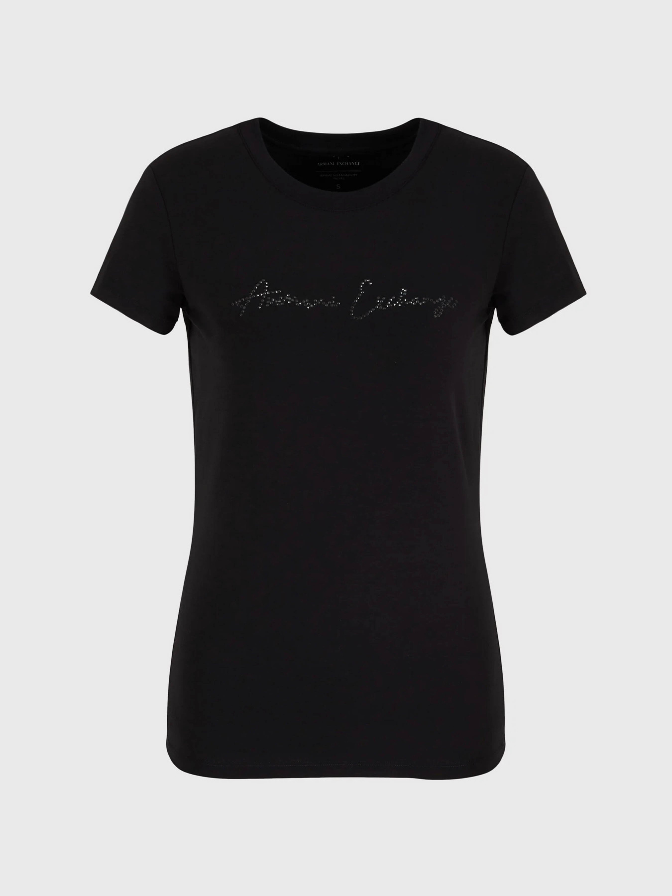 Футболка Armani Exchange Logo Signature модель 3DYT27-YJDTZ-1200 Фото