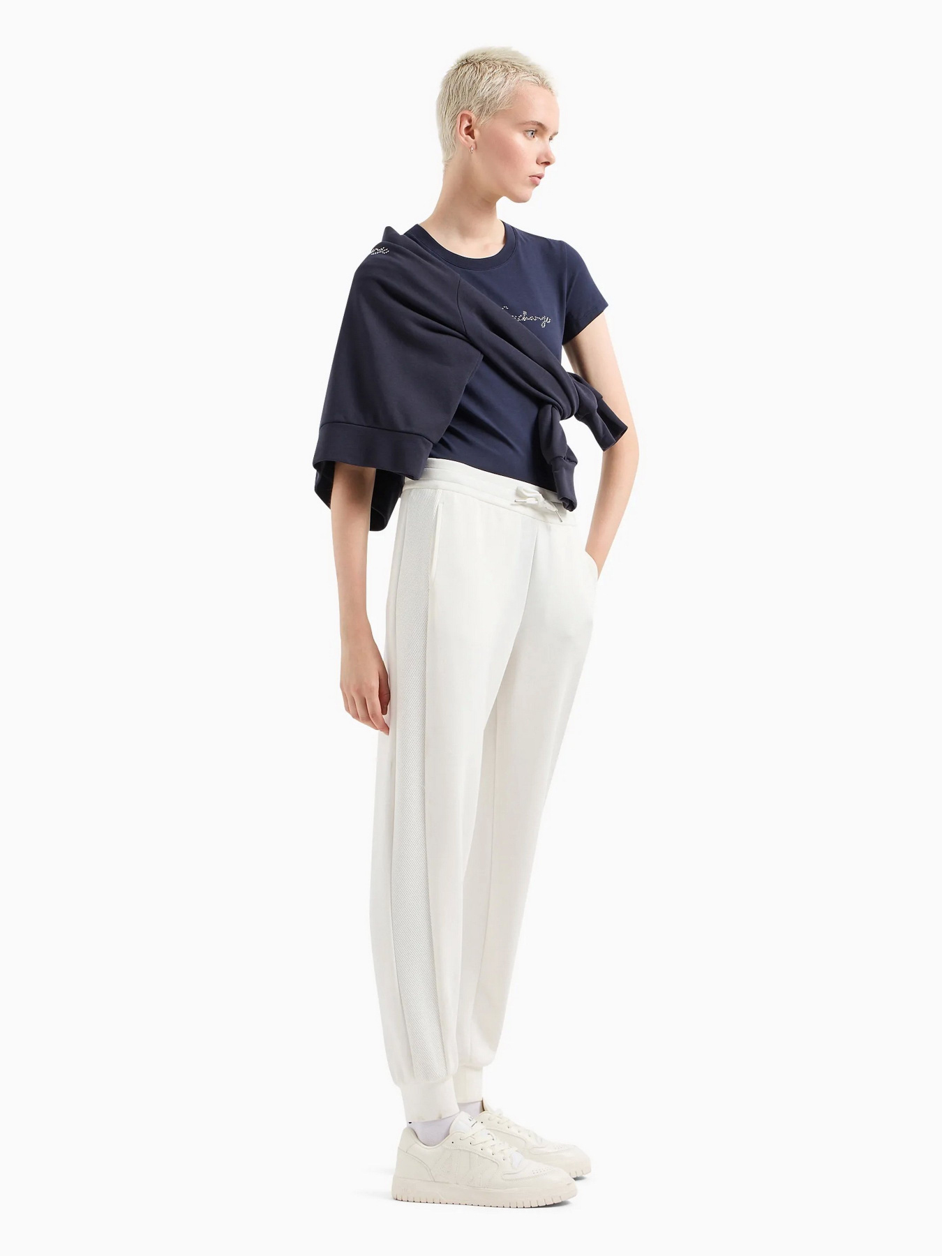 Футболка Armani Exchange Logo Signature модель 3DYT27-YJDTZ-1593 Фото