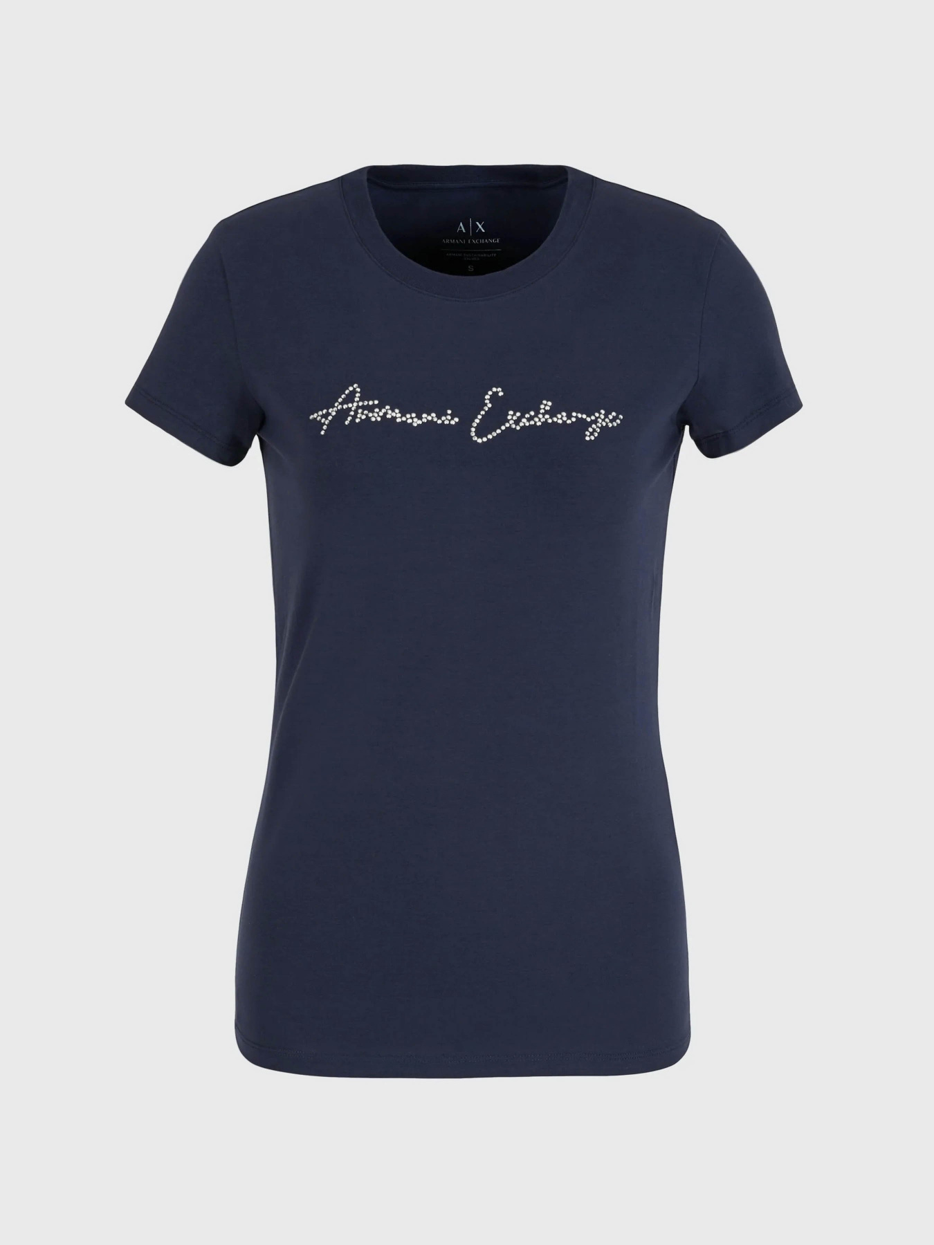 Футболка Armani Exchange Logo Signature модель 3DYT27-YJDTZ-1593 Фото