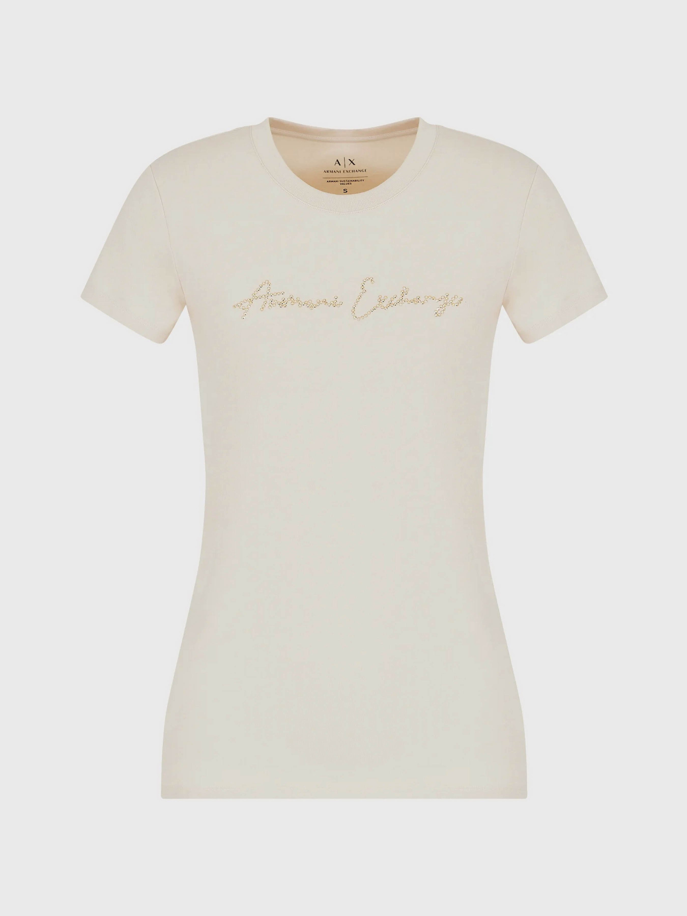 Футболка Armani Exchange Logo Signature модель 3DYT27-YJDTZ-1787 Фото