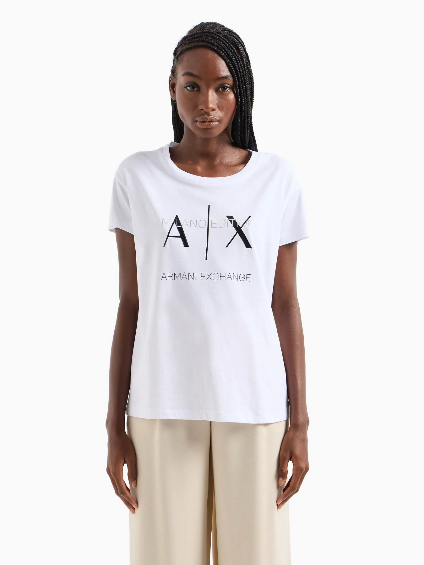 Футболка Armani Exchange Milano Edition модель 3DYT36-YJ3RZ-1000 Футболка Armani Exchange Milano Edition модель 3DYT36-YJ3RZ-1000 Фото