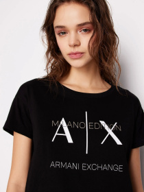 Футболка Armani Exchange Milano Edition модель 3DYT36-YJ3RZ-1200 Фото