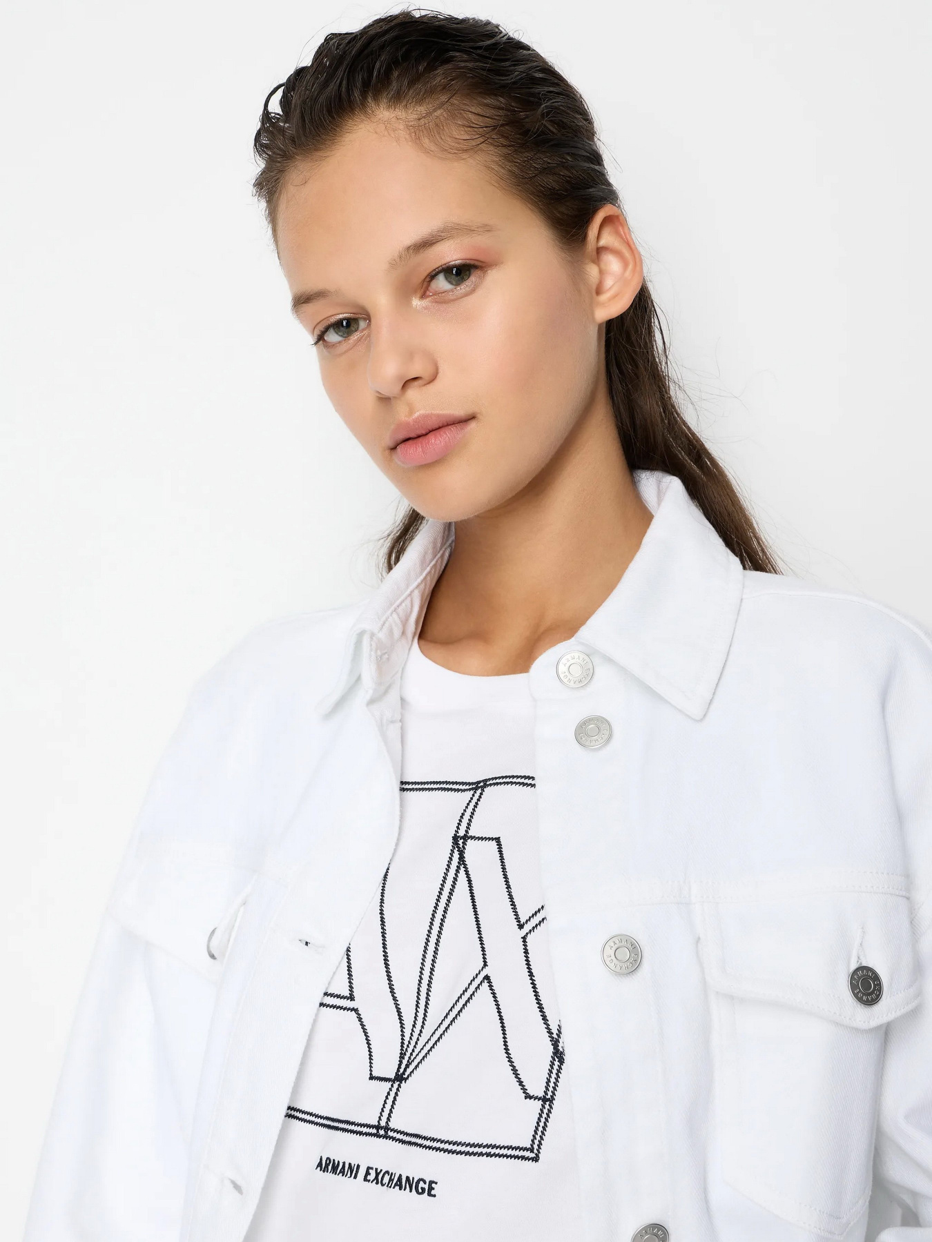 Футболка Armani Exchange модель 3DYT38-YJ8QZ-1000 Фото