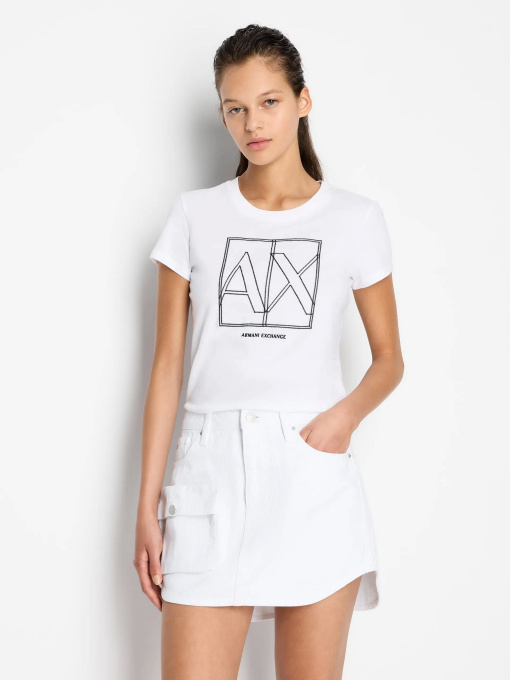 Футболка Armani Exchange модель 3DYT38-YJ8QZ-1000 Фото