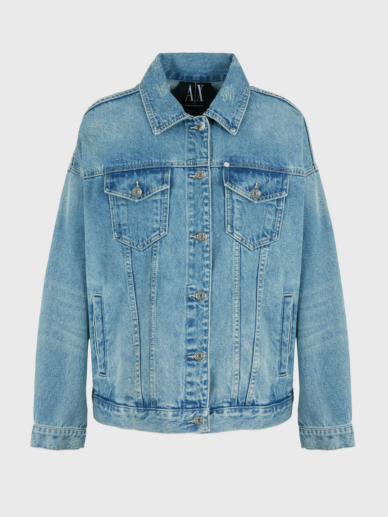 Джинсова куртка Armani Exchange Icon Project модель 8NYB34-Y4AAZ-150A Фото