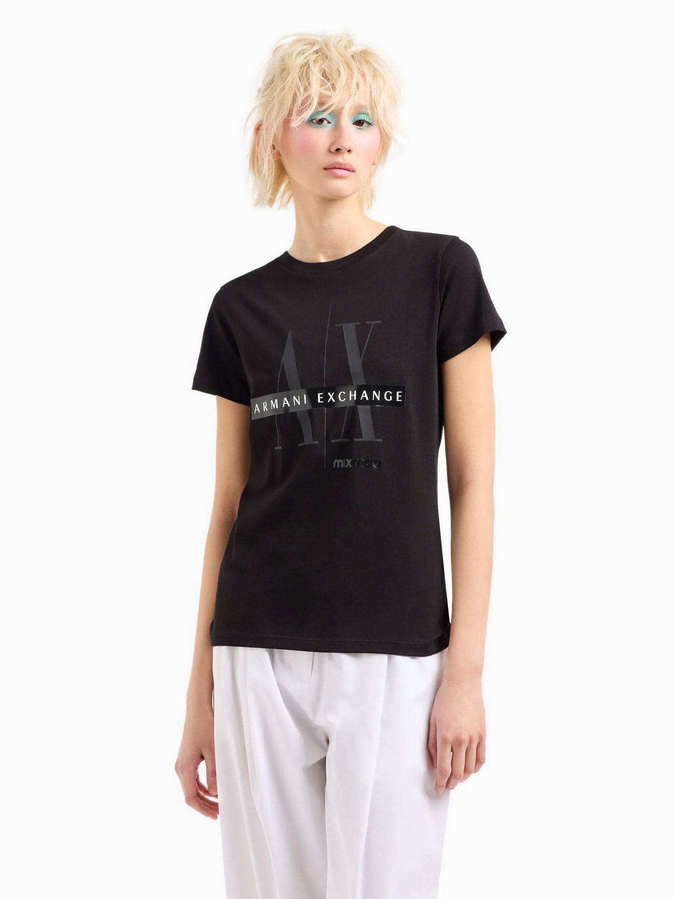 Футболка Armani Exchange MIXMAG модель 3DYT43-YJ3RZ-1200 Фото