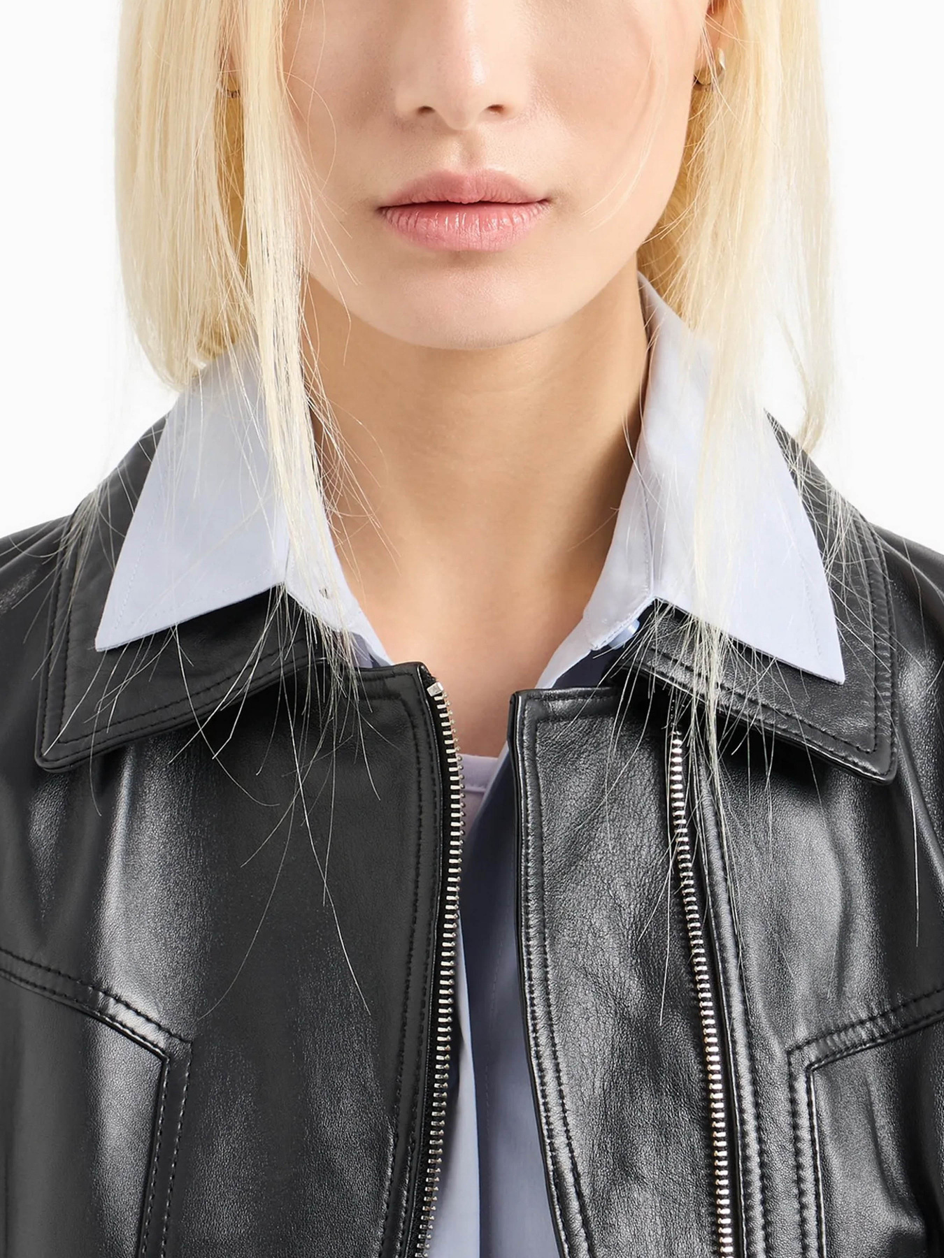 Шкіряна куртка Armani Exchange модель 6DYB50-YLP3Z-1200 Фото