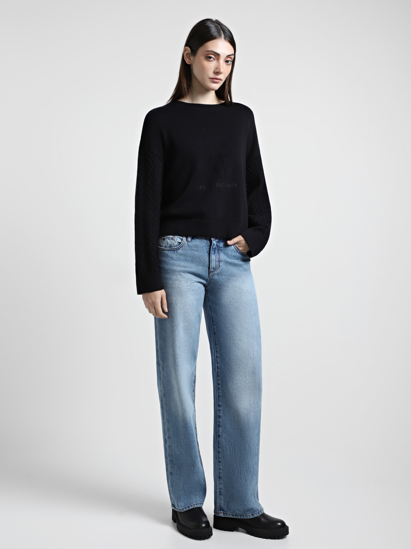 Прямые джинсы Armani Exchange модель 6DYJ52-Y39KZ-1500 Фото